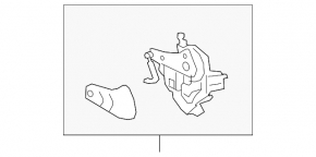 Trunk lid actuator Lexus ES250 ES300h ES350 23-