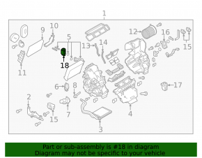 2021 Nissan Rogue Sport A/C Heater Valve