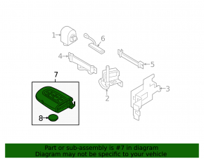 Hyundai Sonata 11-15 smart key with 4 buttons