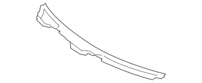 Windscreen wiper grille plastic rear Porsche Macan 15-