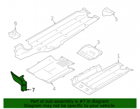Mudguard rear left Porsche Macan 15-