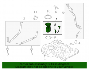 Fuel pump for Lincoln MKC 15-2.0T