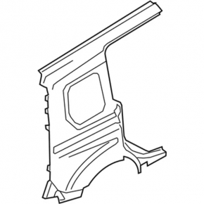 Quarter wing rear right Ford Transit Connect MK2 13-18 long wheelbase