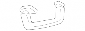 Ceiling handle rear left Ford Edge 19-24 black