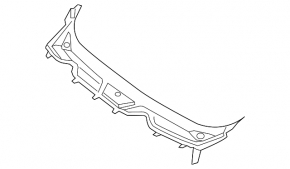 Windscreen wiper grille plastic Ford Ecosport 18-22