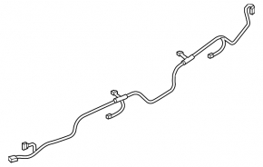 Mazda CX-50 23-26 rear bumper wiring for parking sensors