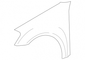 Front right wing Mercedes W164 ML
