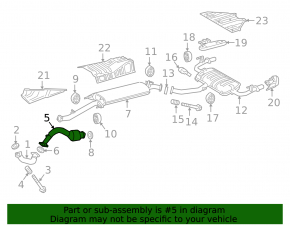 Rear catalyst Lexus NX200t NX300 15-21