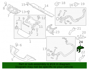 Electric Charging Port Lock Nissan Leaf 18-