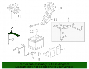 Battery Mount Acura MDX 14-15
