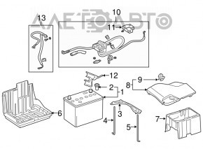 Battery Mount Acura MDX 14-15