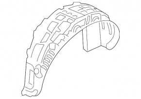 Rear right mudguard Volvo XC40 19-25