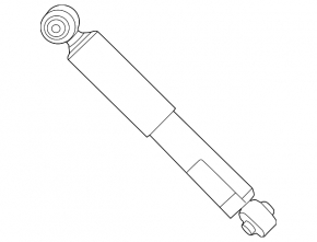 Rear left shock absorber Lexus NX300h 15-21