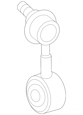 Front left stabilizer link for Toyota Land Cruiser 24-26