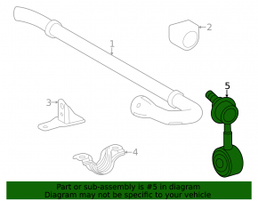 Front left stabilizer link for Toyota Land Cruiser 24-26