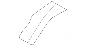 Rear seat trim 3rd row left BMW X5 F15 14-18 scratches