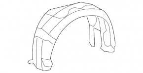 Front left fender liner Lexus ES350 07-09