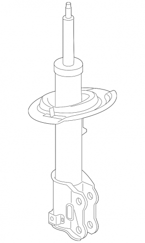 Shock absorber front left Kia Forte 4d 14-18