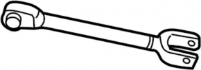 Lower rear left transverse control arm for Infiniti Q50 14-20