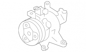 Subaru Forester 14-18 SJ 2.5, 2.0 air conditioning compressor