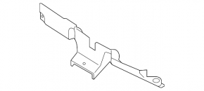 Mitsubishi Outlander 10-13 Hood Lock Trim