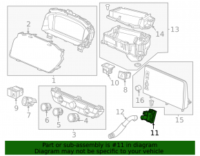 Honda Civic XI FE/FL 22-26 Cabin Temperature Sensor