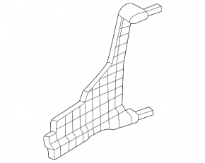 Front right door lock bracket for Hyundai Tucson 22-25