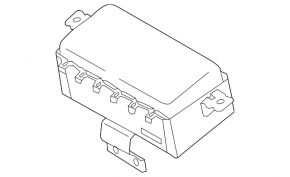 Kia Optima 16-20 passenger airbag in the dashboard