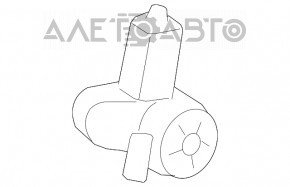 Window lifter motor rear right Lexus IS250 IS350 06-13