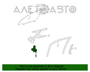 Window lifter motor rear right Lexus IS250 IS350 06-13