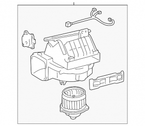 Heater assembly for Lexus RX300 98-03
