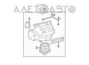 Heater assembly for Lexus RX300 98-03