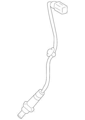 Lambda probe rear first Toyota Camry v40 3.5