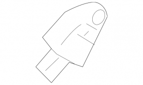 Airbag Sensor Rear Left Lexus RX350 RX450h 10-12
