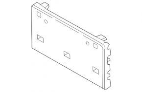 Front bumper license plate holder for Audi A3 8V 17-18