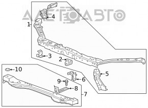 TV bracket right Buick Encore 13-19
