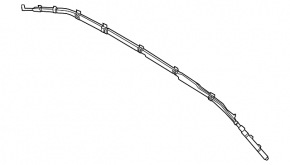 Left side curtain airbag for Porsche Cayenne 958 11-17