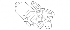 Windscreen wiper motor trapezoid Kia Niro 17-22