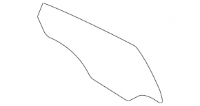 Glass door rear right Ford Fiesta 11-19 5d