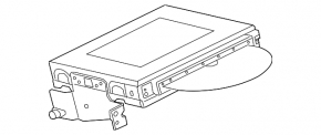 DVD player Jaguar F-Pace X761 17-