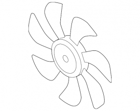 Cooling fan impeller right Mazda 6 13-21 2.0 2.5