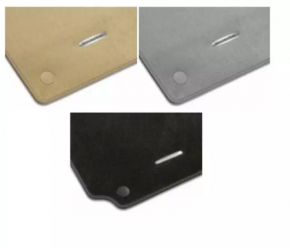 Front left interior mat Mercedes GLA 14-17 cloth black, beige frame