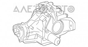 Rear differential gearbox Mercedes W164 ML 3.9