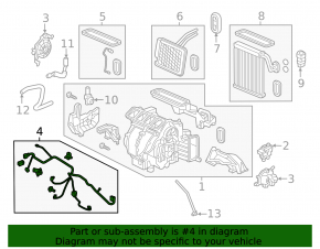 Honda Insight 19-22 heater wiring