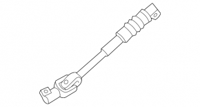 Lower steering cardan shaft Lexus GX460 10-23