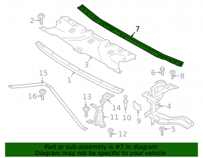 TV cover mount BMW 8 G15 G16 20-25 M, metal, rear