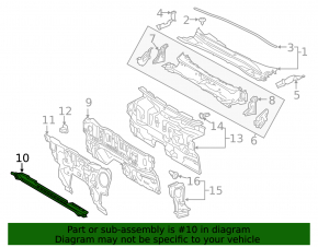 Front strut bar Toyota Camry v70 18-24