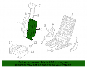 Rear seats, 2nd row, right, VW Tiguan 18-21, gray leather, perforated, dry-cleanable