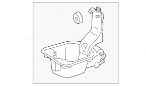 Cadillac ATS 13- Fuel Filler Door Housing