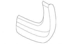Rear right mudguard for Kia Soul 20-22
